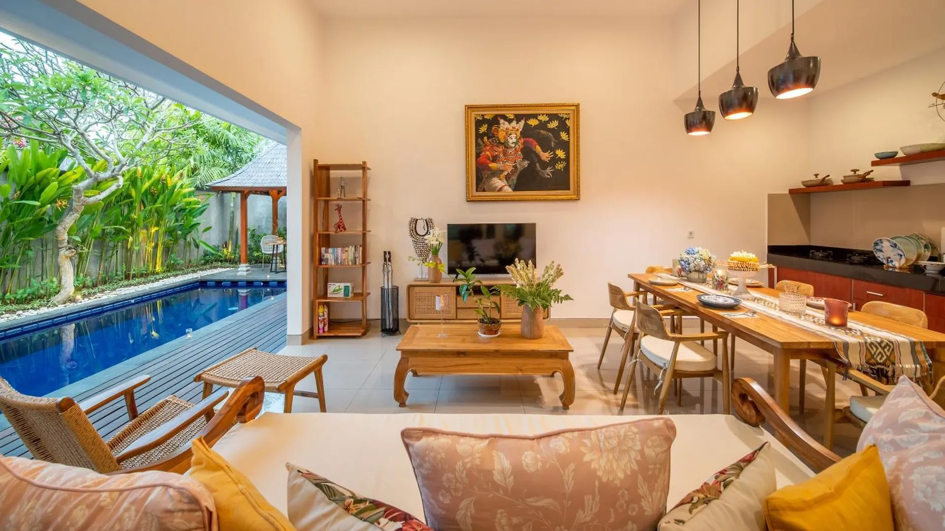 Arts Biyu Villa Two-Bedroom With Private Pool Kuta Seminyak Indonésie